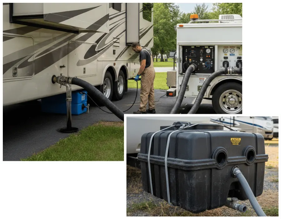 Complete RV Holding Tank Services for Texas Properties
